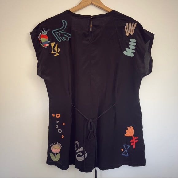 Johnny Was embellished Silk Zelia blouse Size: XS - Picture 3 of 5